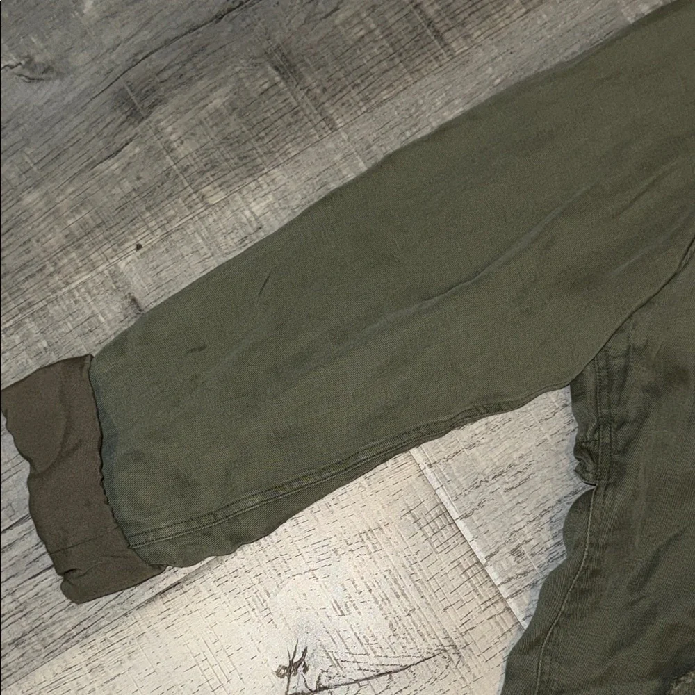 Rails Barclay Linen Blend Button Front Utility Jacket Medium - Picture 5 of 13